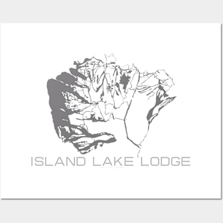 Island Lake Lodge Resort 3D Posters and Art